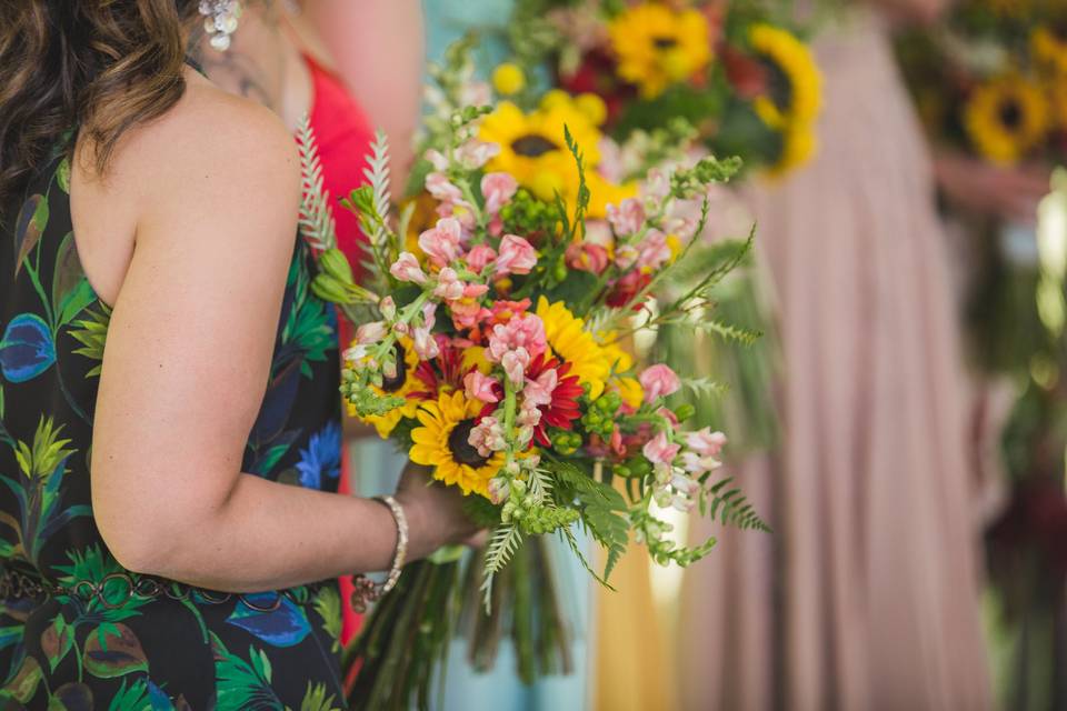 Summery bouquets