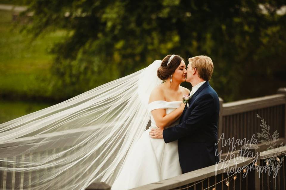 Kissing on the Footbridge