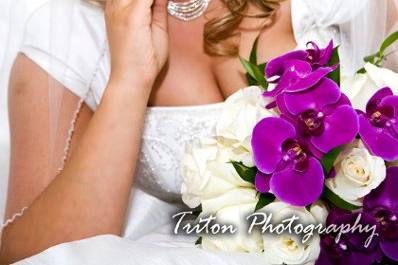 Gorgeous bride waiting for her groom.