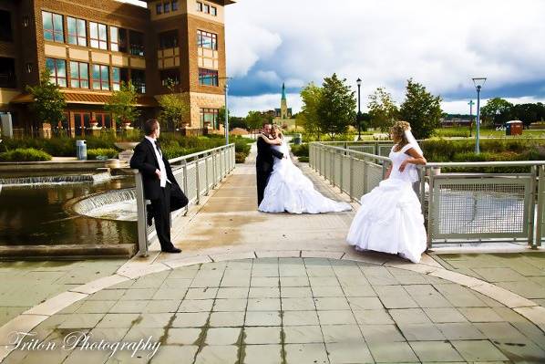 A great summer day and a great wedding day!  Goshen, Indiana.