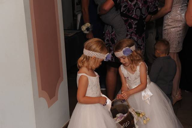 Flower girls in action