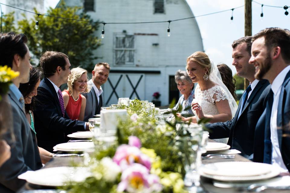 Reception dinner
