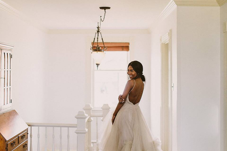 Bride in the house