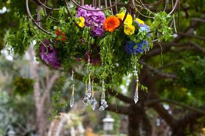 Garden chandelier