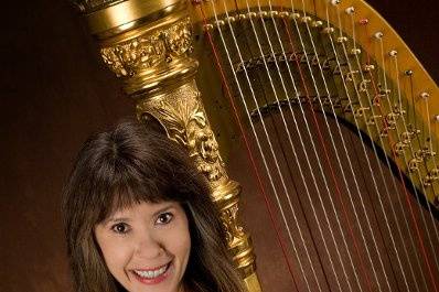 Harpist portrait