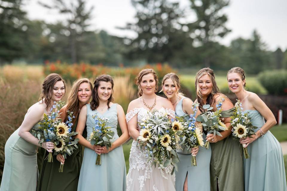 Sunflower arrangements