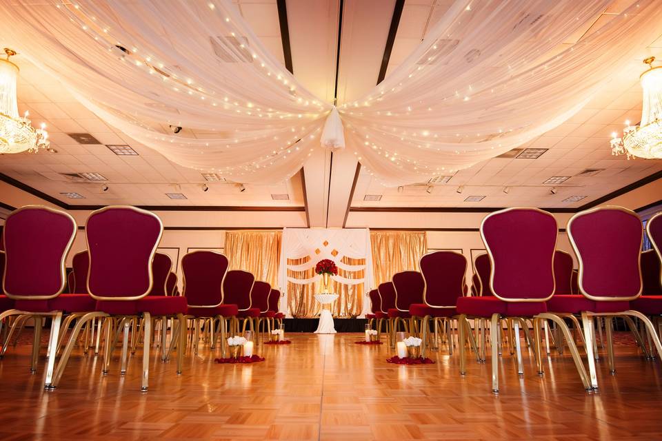 Ceremony Backdrop, Ceiling