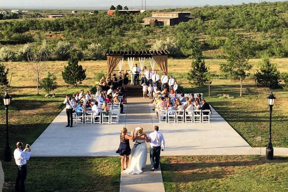 Outdoor wedding