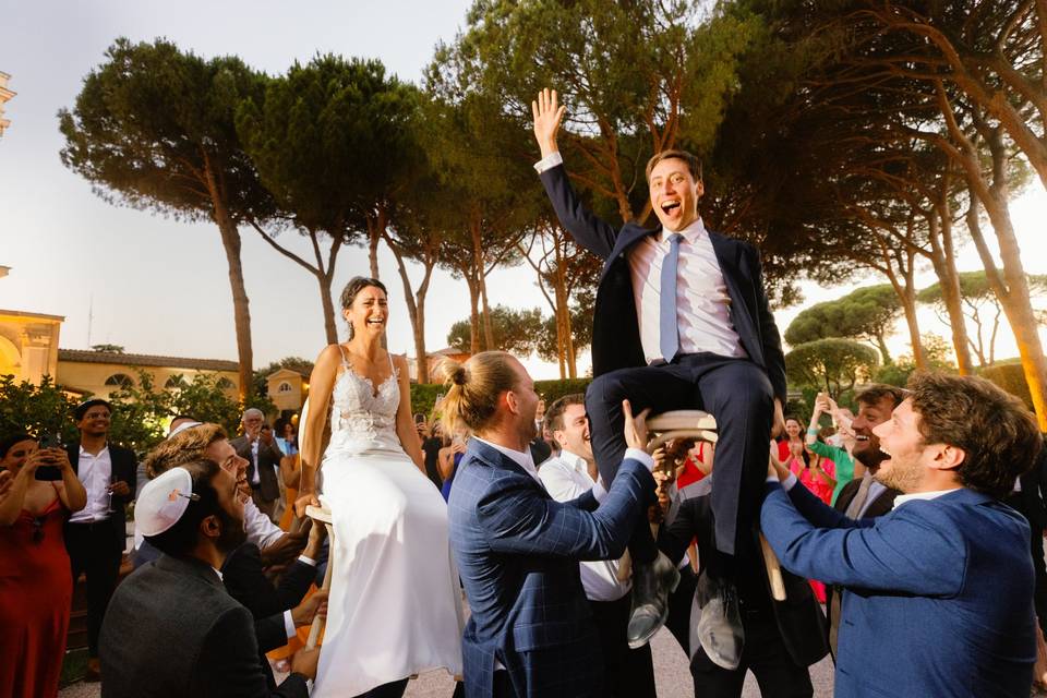 Jewish wedding, Villa Aurelia