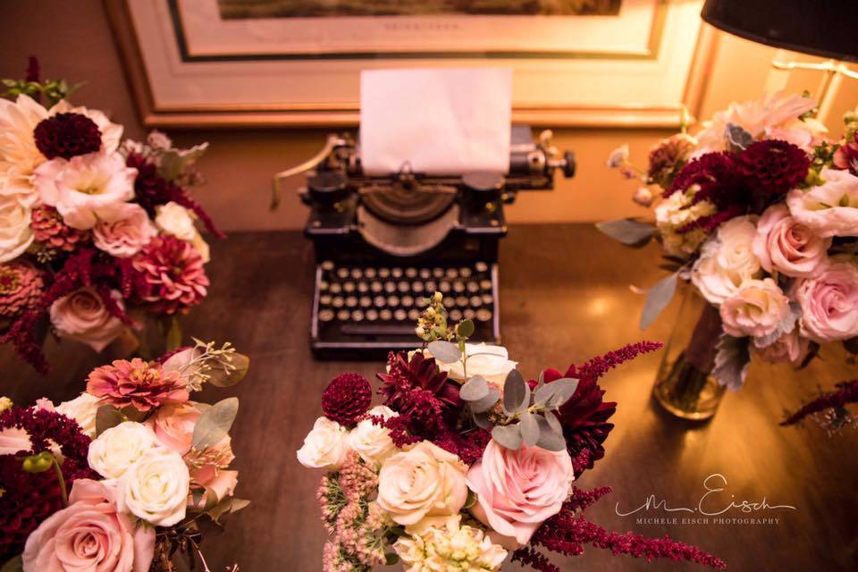 Vintage typewriter decor