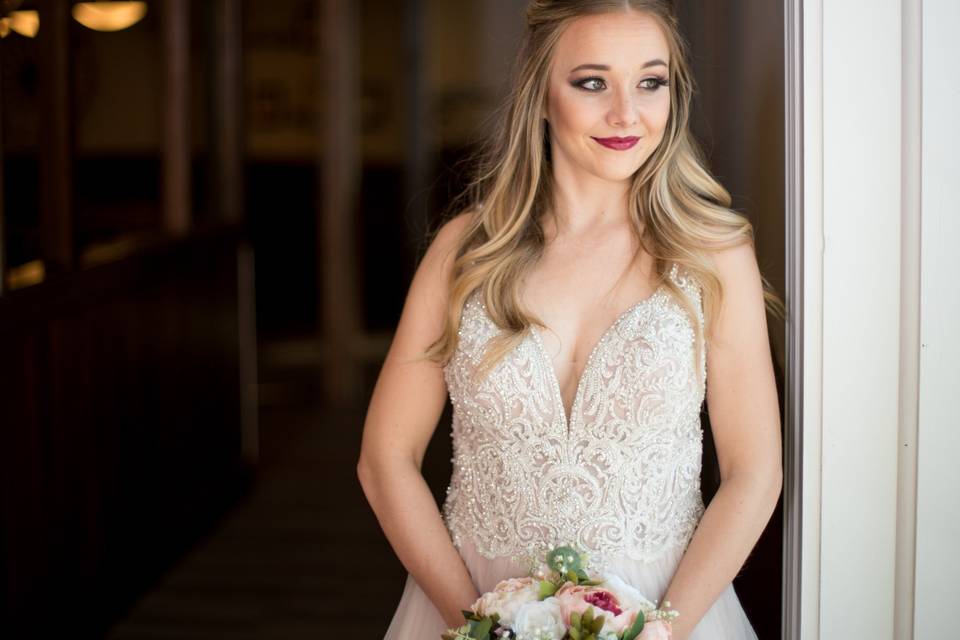 Bride by the window 2