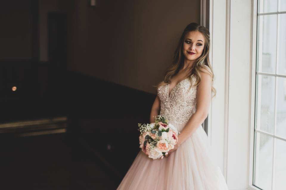 Bride by the window 3