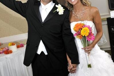 The Bride and Groom, Lisa and Vic Yotis