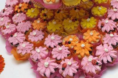 Cupcakes close up