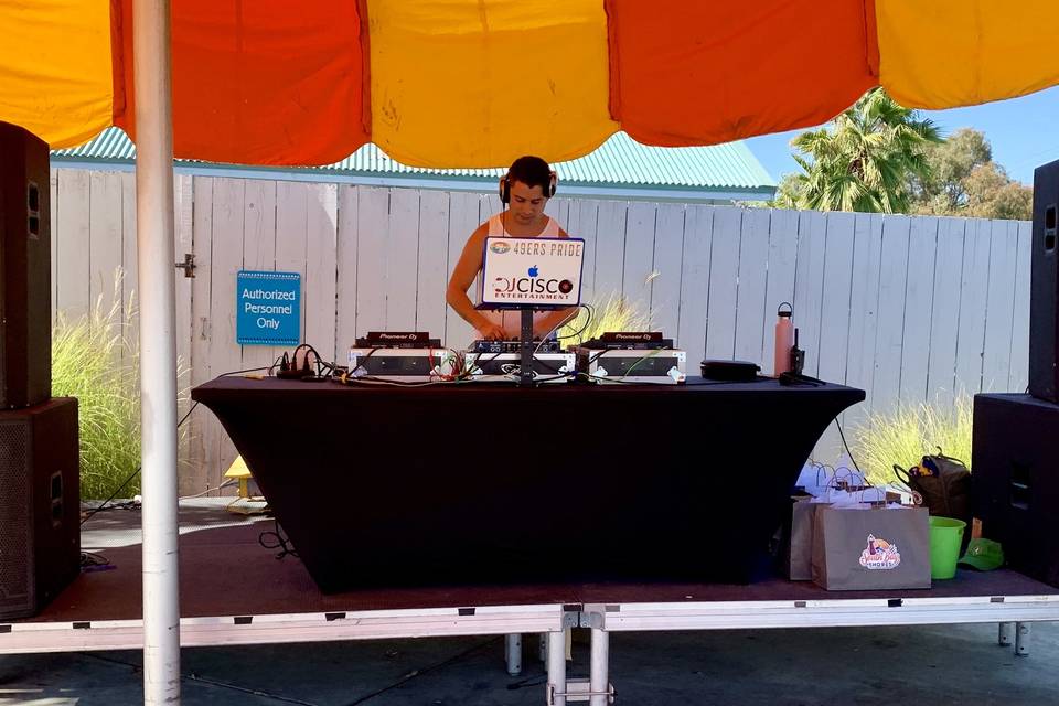 DJ'ing event w/City Milpitas