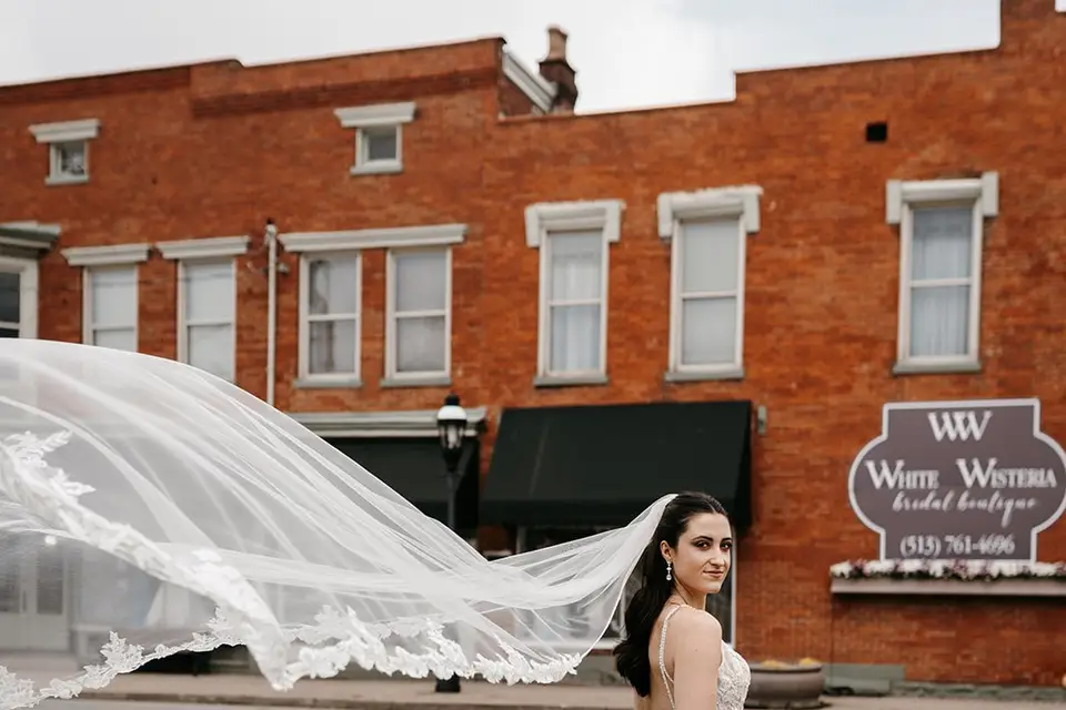 White Wisteria Bridal Boutique Dress Attire Cincinnati OH