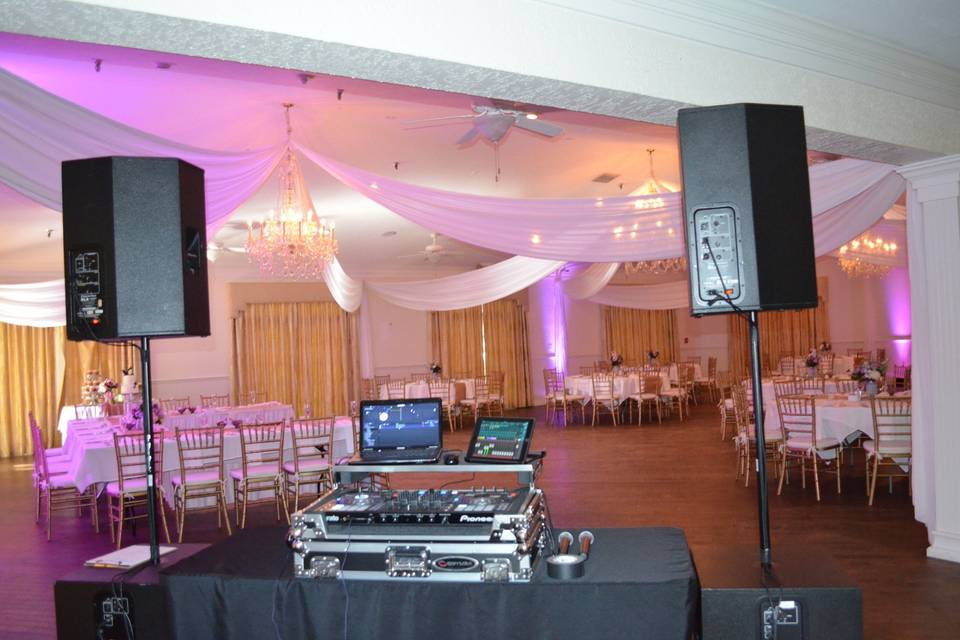 DJ area