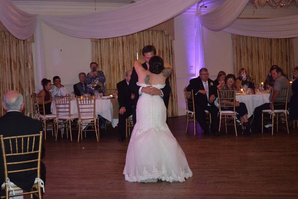 Couple dancing