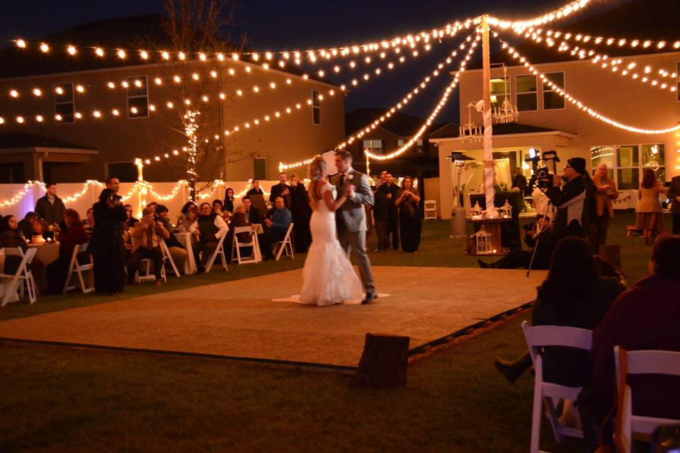 Couple dancing