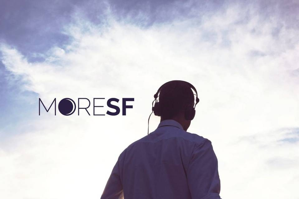 DJ wearing his headphones