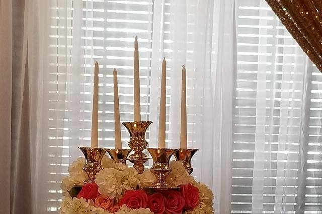 Gold candles