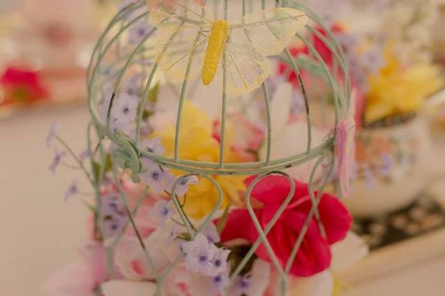 Caged flowers