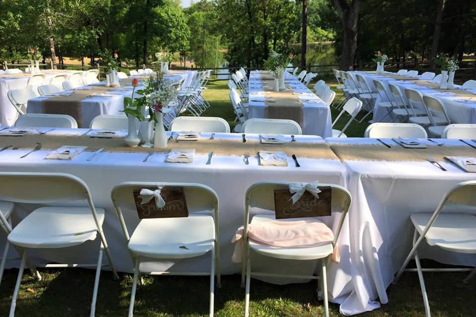 Chair and table rentals