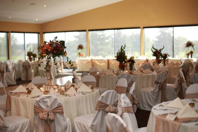 Wedding reception area