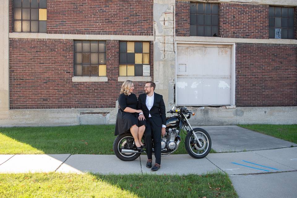 Motorcycle couple