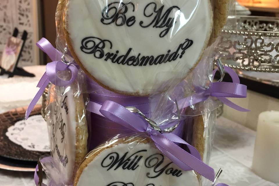 Bridesmaid's cookie