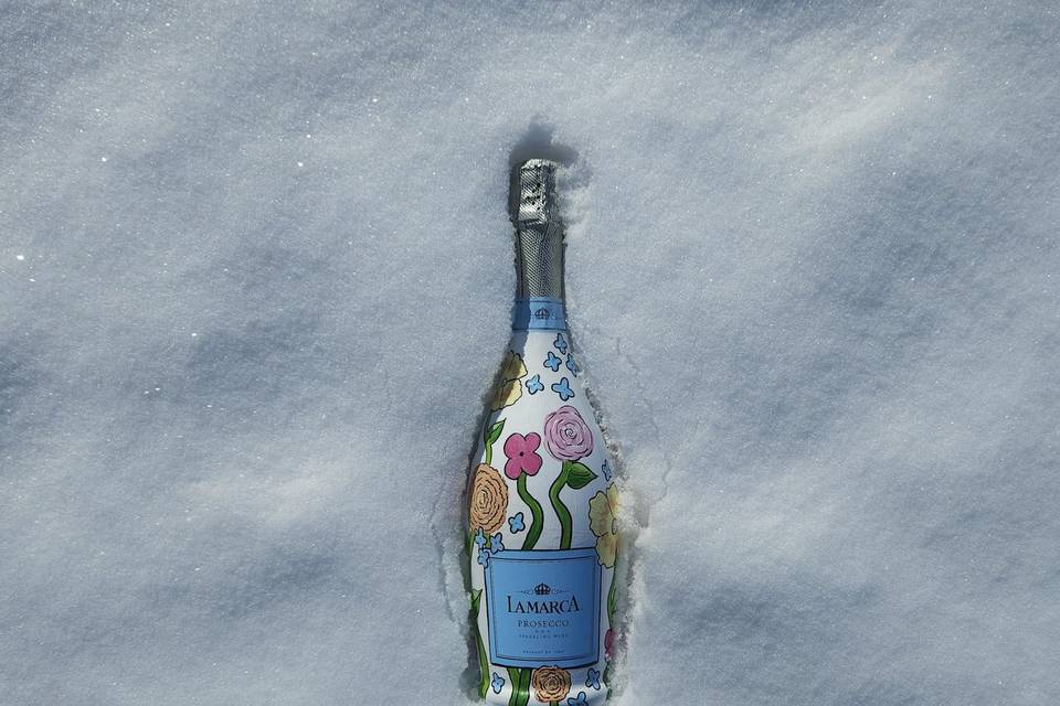 Champagne bottle example 4