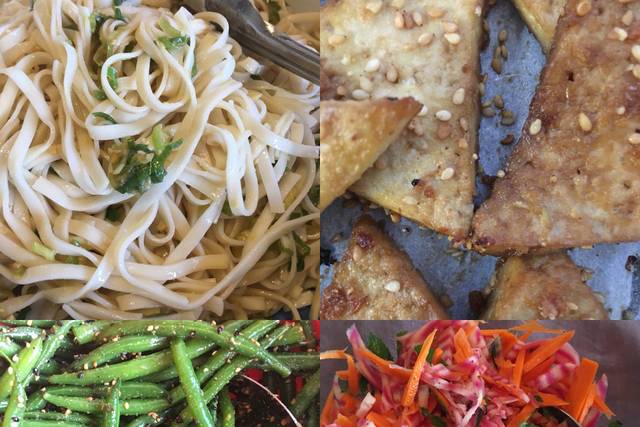 Asian-Inspired Noodle Lunch