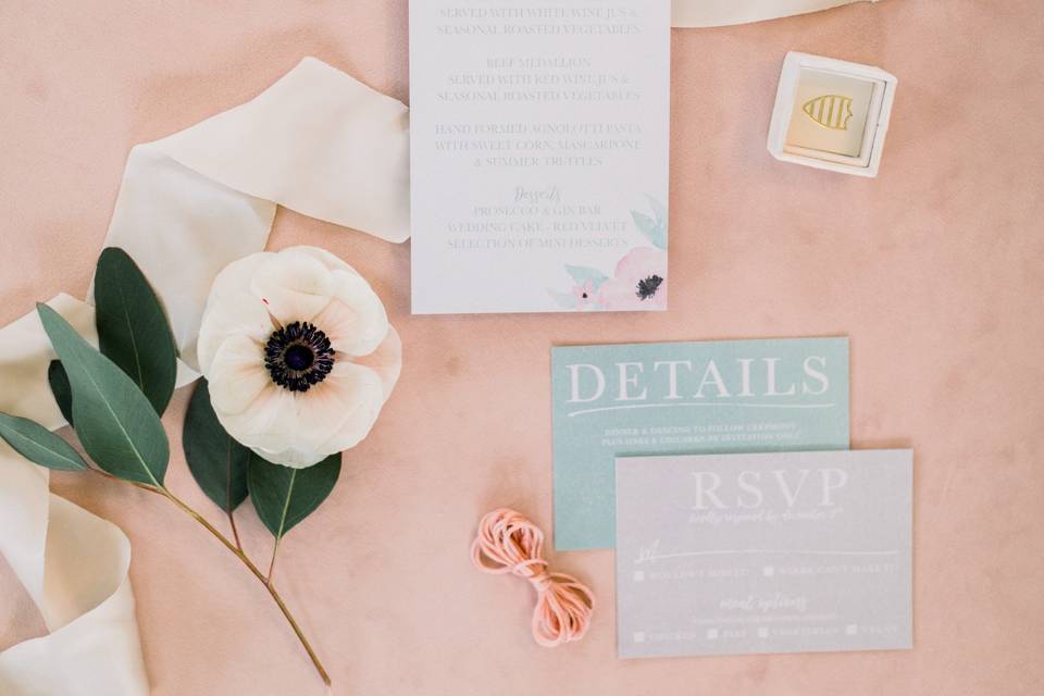 Fine stationery - Cora Jane Photography