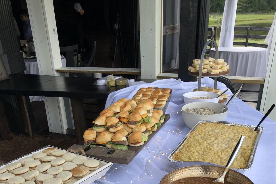 Slider buffet