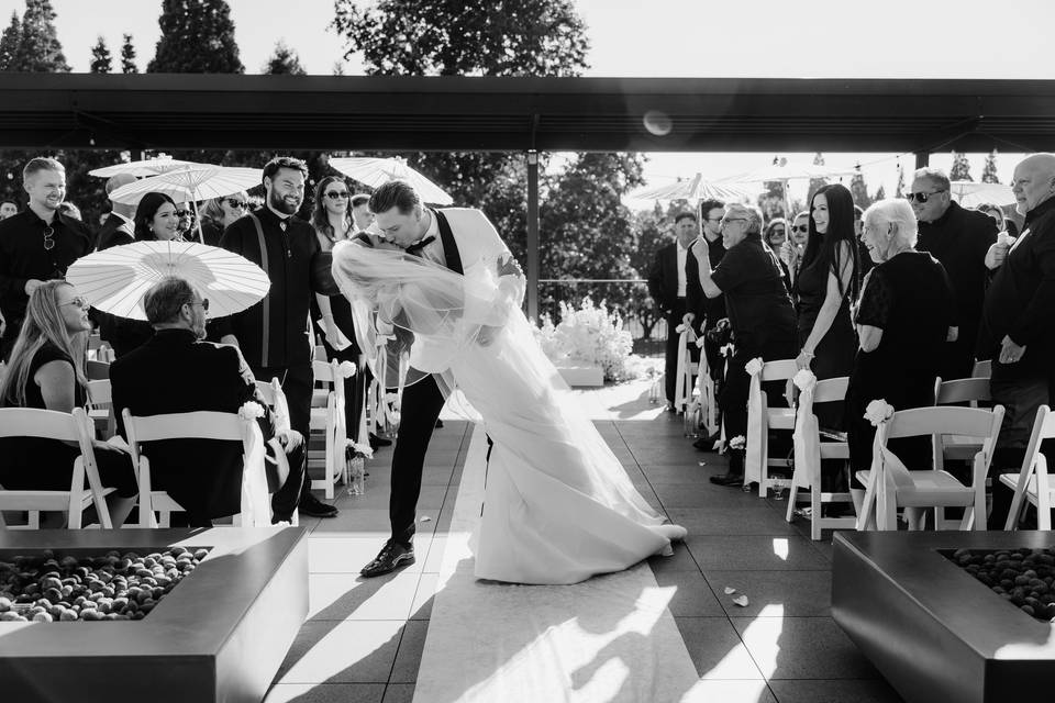 Z+T Walking Down Aisle