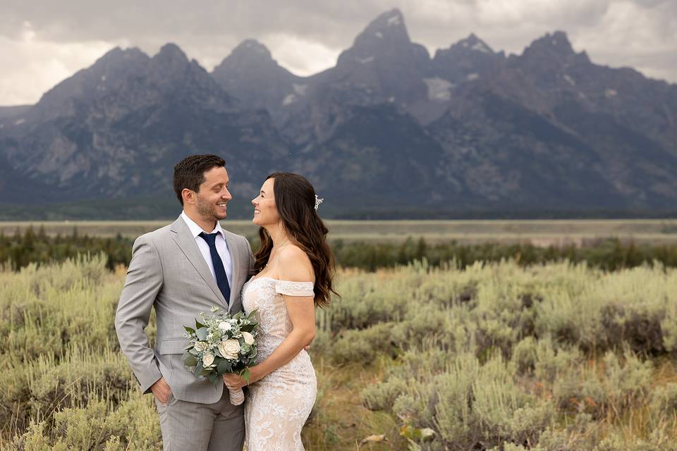 Eucalyptus and Ivory Bouquet