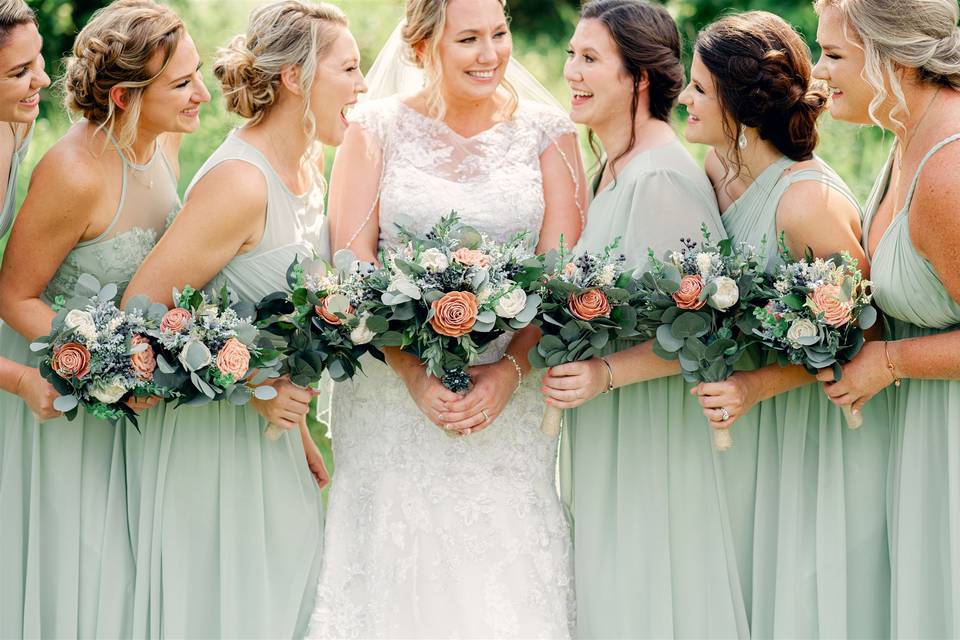 Blush and Sage Wedding