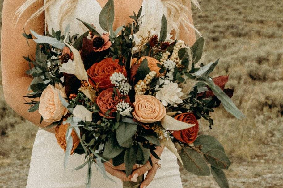 Rust and Terra Cotta Wedding