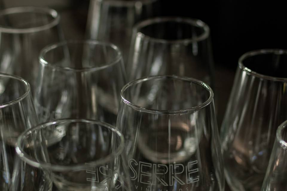 Glassware included
