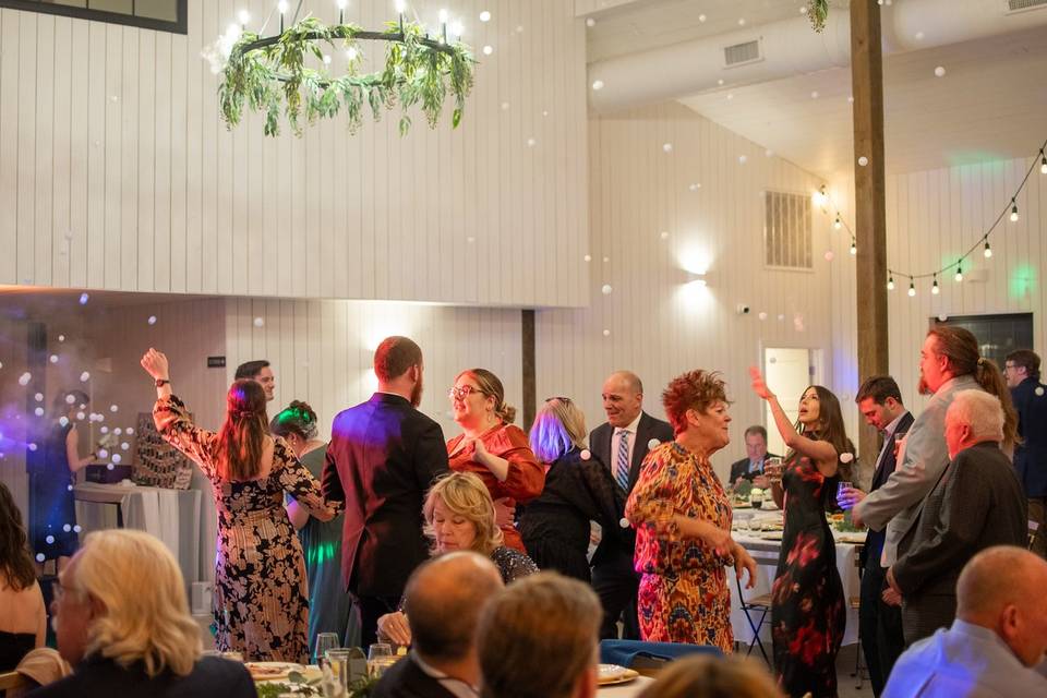 Plenty of space for dancing
