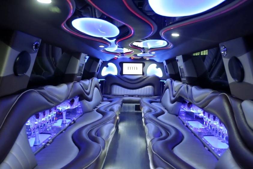 Limo's interior