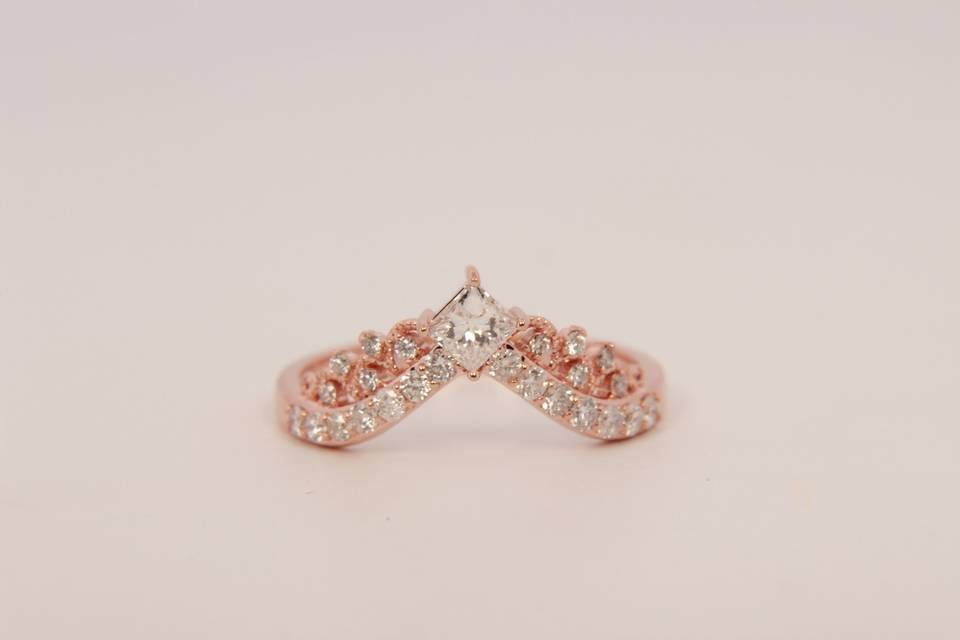 Rose Gold Custom Wedding Ring