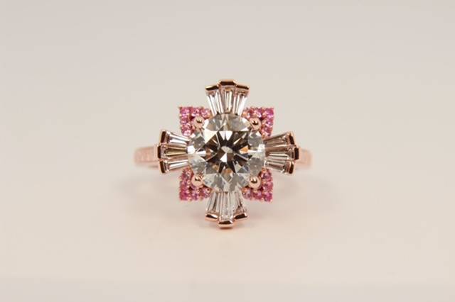 Custom Design Rose Gold Ring