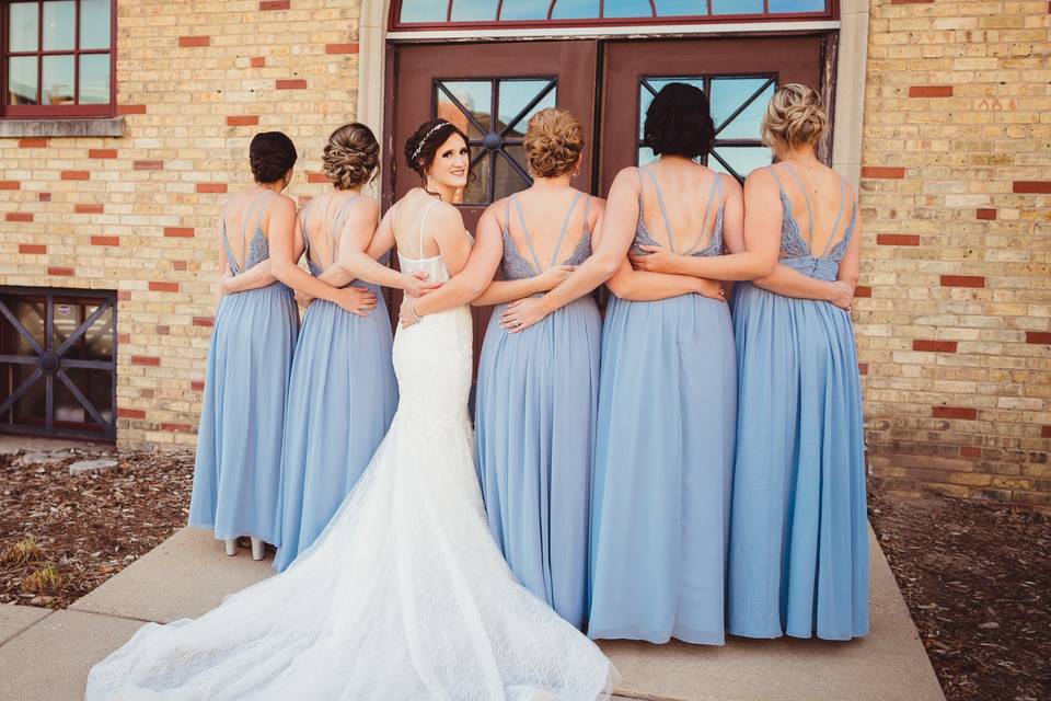 Lovely bridesmaids