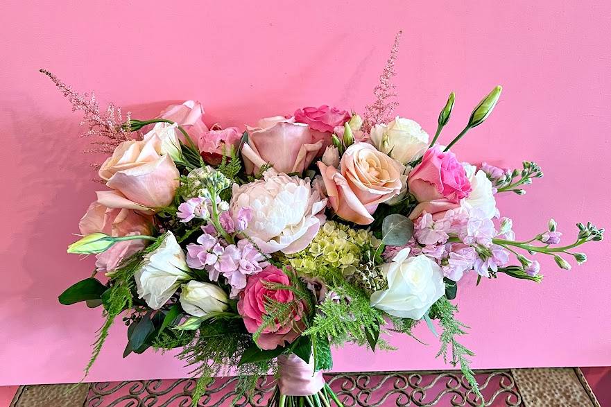 Blushing Pink Bridal Bouquet