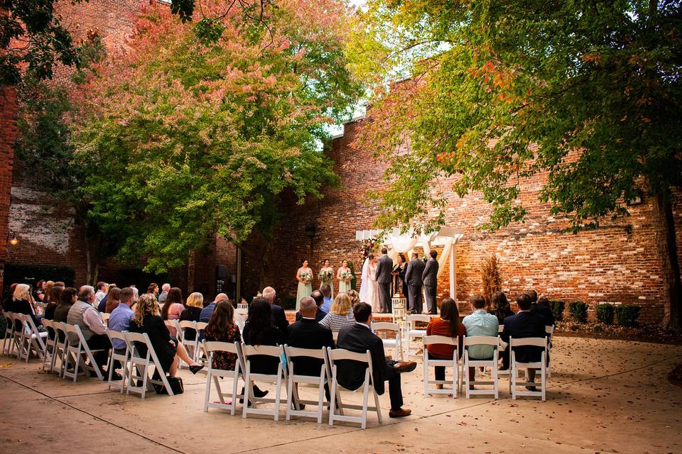 Wedding Ceremony in Garden