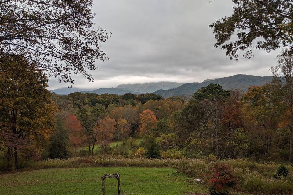 Fall ceremony view