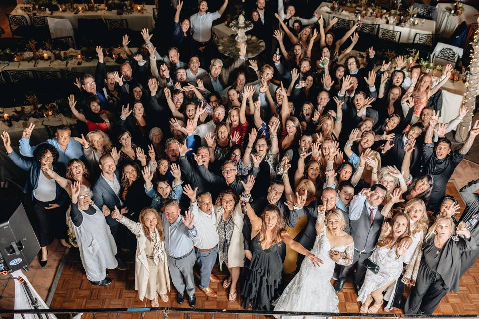 Wedding Group Shot El Paseo