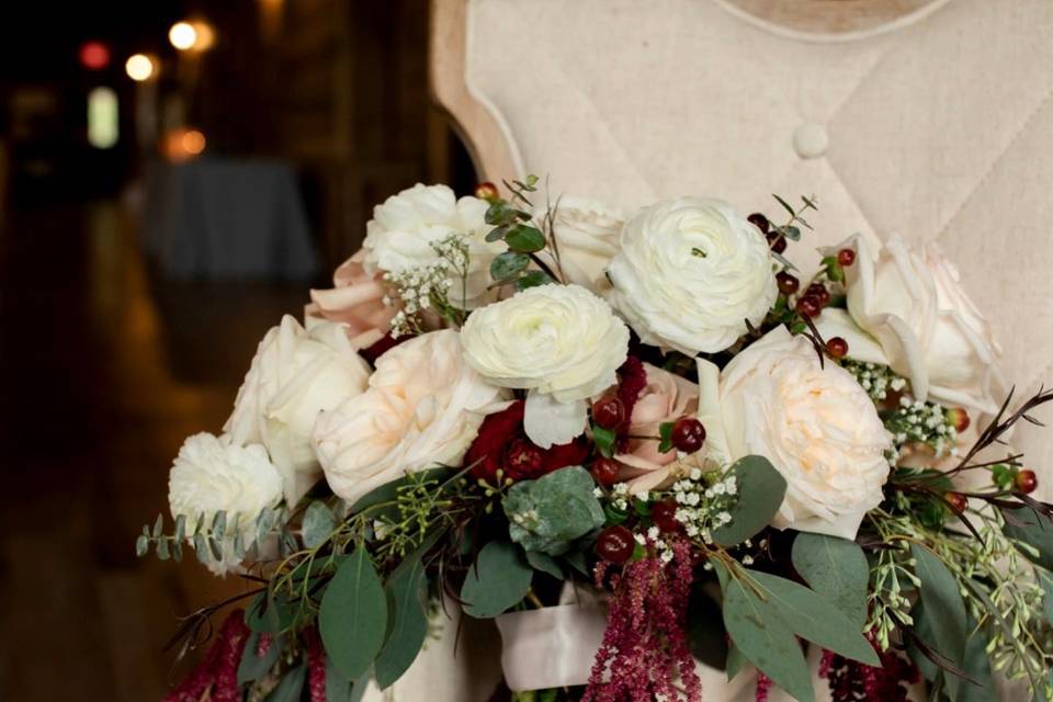 Ranunculus & Chenille Firetail