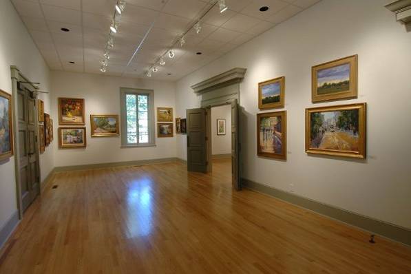 Interior view of the Quinlan Visual Arts Center